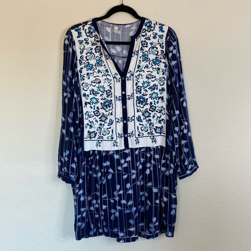 Anthropologie Tiny Semele shirt dress women’s small VGUC